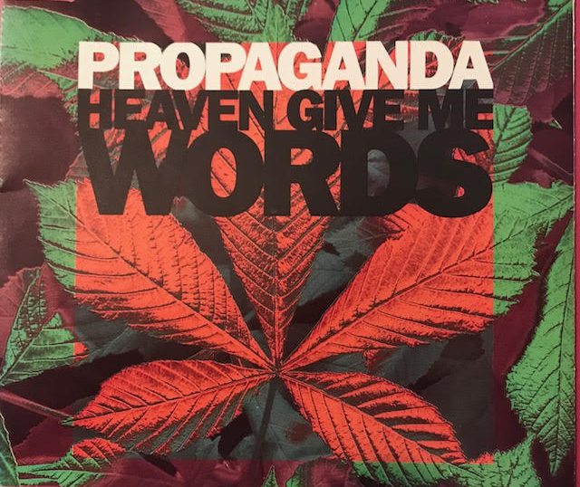 "HEAVEN GIVE ME WORDS / PROPAGANDA" 1990年
